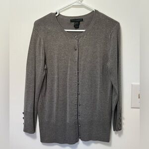 Grey cardigan size small